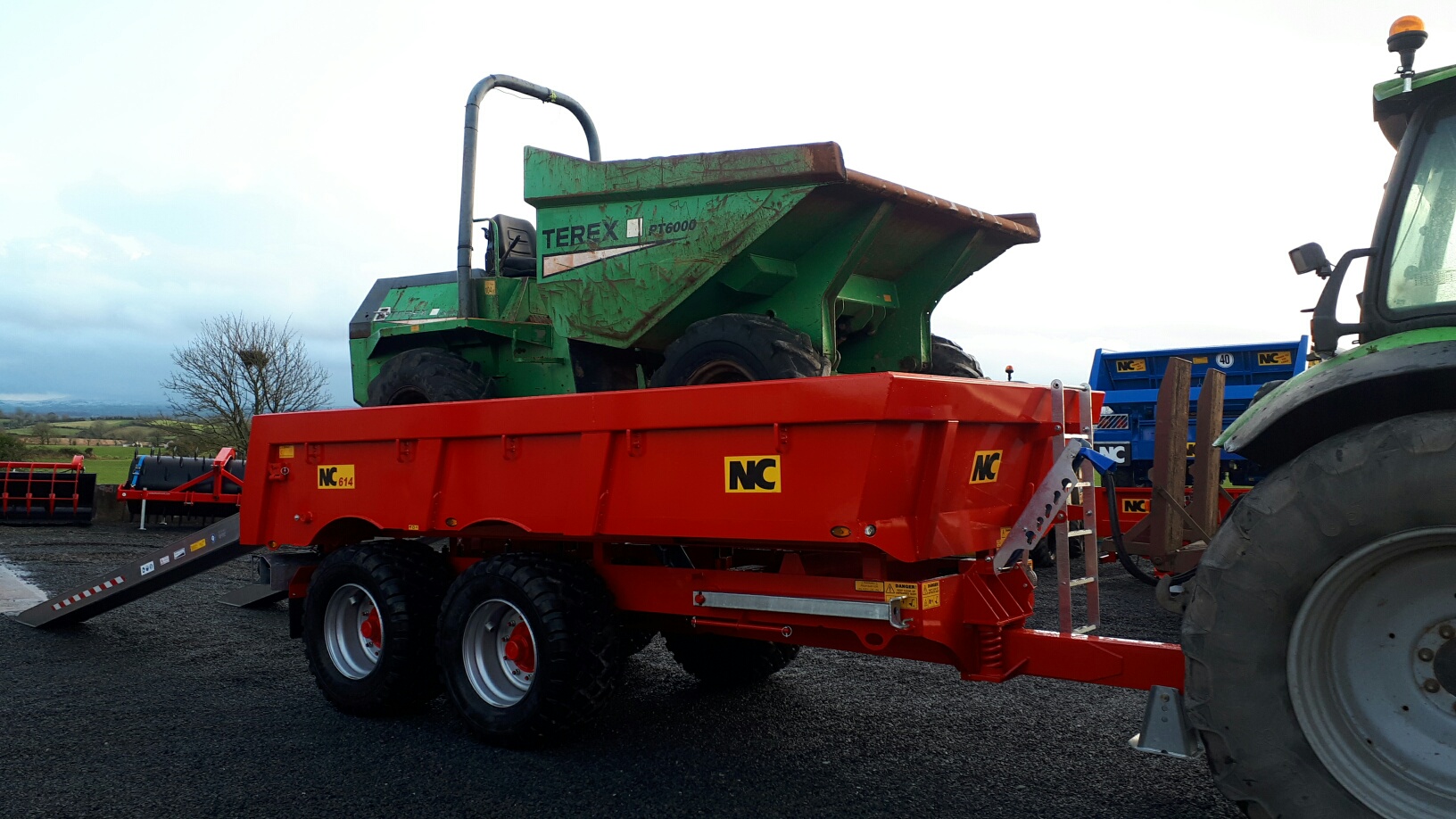 NC 614 multi purpose dump trailer GG Plant SalesGG Plant Sales