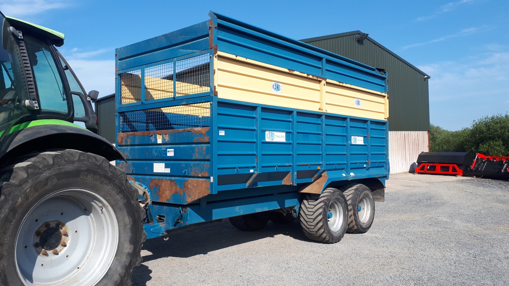 kane 14ton silage trailer 2007 GG Plant SalesGG Plant Sales